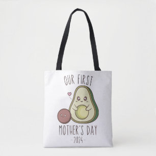Funny Our First Mother's Day  Tote Bag