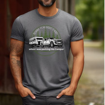 Funny Outdoors Green Forest Print Camping Trailer