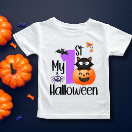 Funny Outfit Gift Cute Costume My 1st Halloween Baby T-Shirt