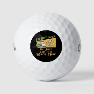 Funny Over The Hill Golf Balls 70th Birthday