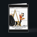 Funny Over The Hill Humour Birthday Card<br><div class="desc">Enjoy spreading the laughter with this hilarious over the hill happy birthday greeting card by cartoonist Bill Abbott; send some laughs along with your love and wishes for a happy birthday. Bill Abbott's cartoon "Spectickles" the internationally syndicated comic has also appeared in Hallmark U.K., Reader's Digest, Saturday Evening Post and...</div>