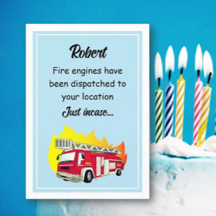 Funny Over the Hill Personalized Greeting Card