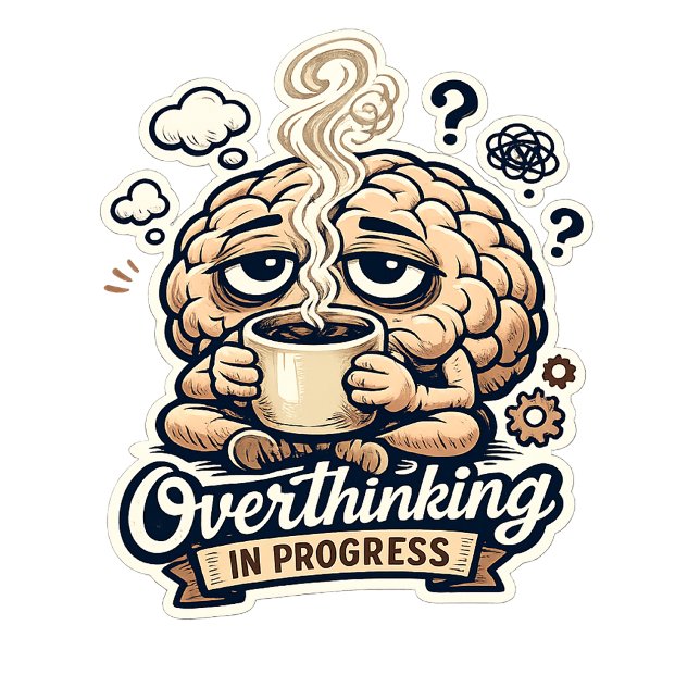 Funny Overthinking In Progress T-Shirt | Relatable Postcard (Creator Uploaded)