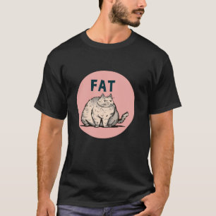Funny overweight Cat Costume for Fat Cats Lovers T-Shirt