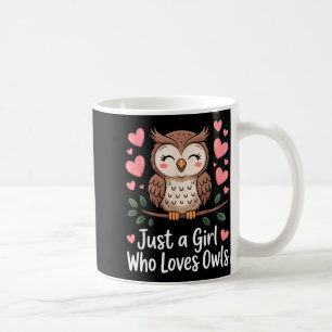 Funny Owl Art for Women Girls Kids Bird Animal Owl Coffee Mug