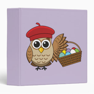 Funny Owl Easter Egg Hunt Binder