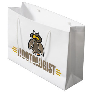 Funny Owl Large Gift Bag