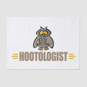 Funny Owl Tissue Paper