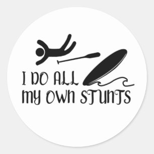 Funny Paddle Board Stickers