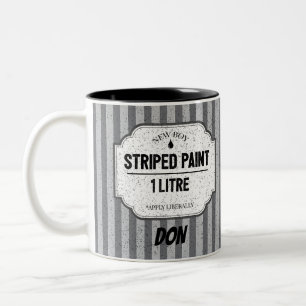 Funny Painter Decorator Apprentice Wind up Joke Two-Tone Coffee Mug