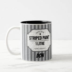 Funny Painter Decorator Apprentice Wind up Joke Two-Tone Coffee Mug