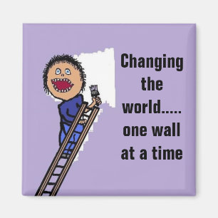 Funny Painter Gift Magnet