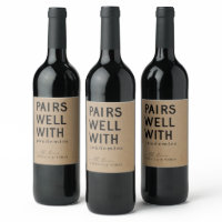 Food and Beverage Label Set