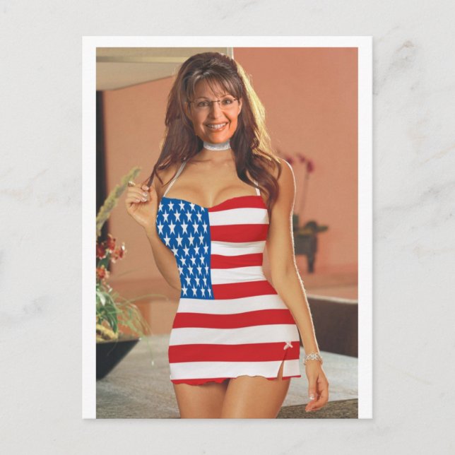 Funny Palin 2012 Chemises de carte postale Palin (Devant)