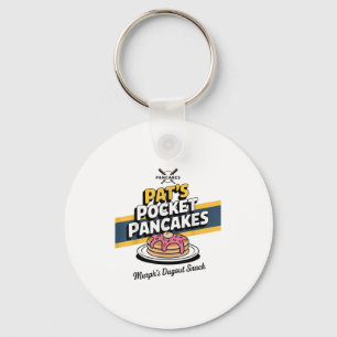 Funny Pancake Breakfast Saying  Keychain