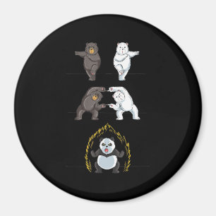 Funny Panda Cute Polar Bear Animal Lover Magnet