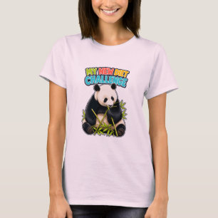 Funny Panda Diet Challenge Women's T-Shirt