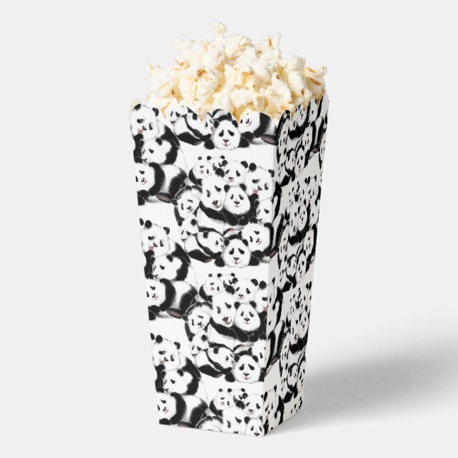 Funny Panda Popcorn Box (Popped)