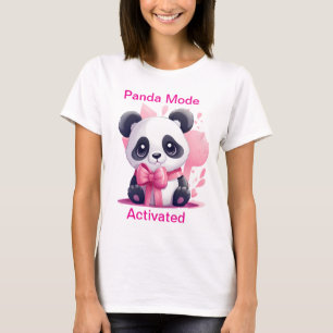 Funny Panda Shirt for Women - Panda Mode Activated