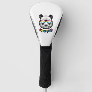 Funny Panda Sunglasses Vintage Engraving Shirt Des Golf Head Cover
