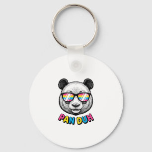 Funny Panda Sunglasses Vintage Engraving Shirt Des Keychain