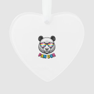 Funny Panda Sunglasses Vintage Engraving Shirt Des Ornament