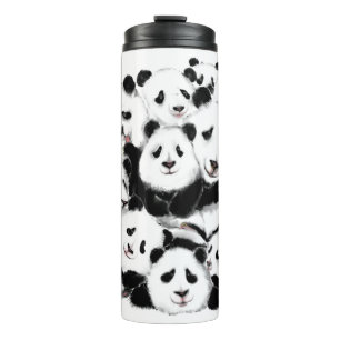 Funny Panda Thermal Tumbler