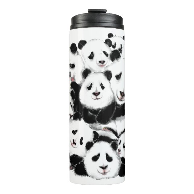 Funny Panda Thermal Tumbler (Front)