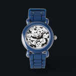 Funny Panda Watch<br><div class="desc">Funny Pandas Watches MIGNED Painting Design</div>