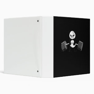 Funny Panda Workout Kitten Gym Deadlift Power Binder