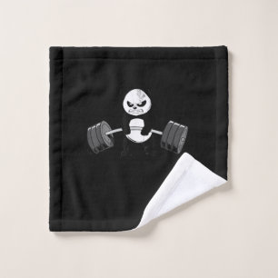 Funny Panda Workout  Kitten Gym Deadlift Power Wash Cloth