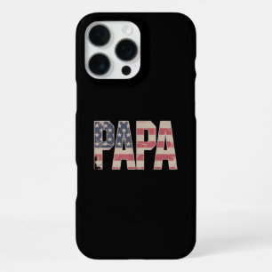 Funny Papa Art for Grandpa from Grandkids Father's iPhone 16 Pro Max Case