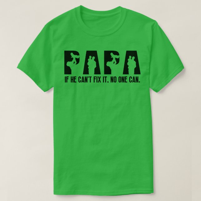 Funny Papa Birthday 8 T-Shirt (Design Front)