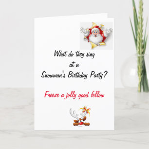 Funny Papa Joke Carte de Noël