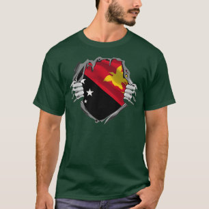 Funny Papua New Guinea Flag Country Oceania  T-Shirt