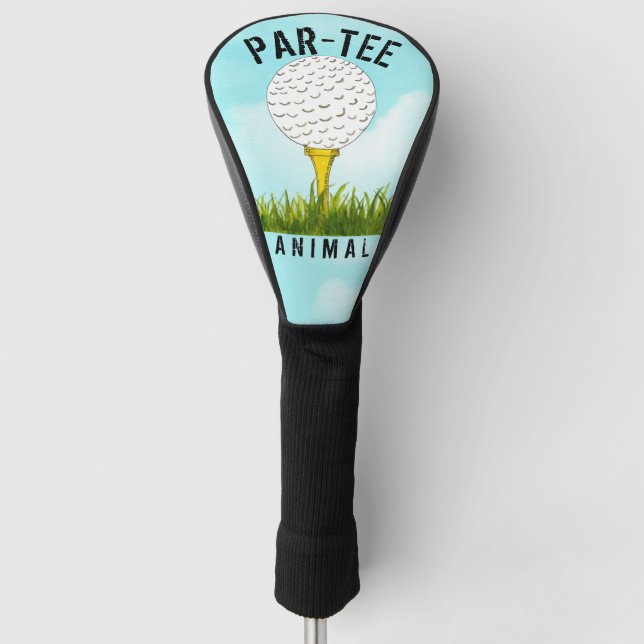 Funny Par-Tee Animal Golf Head Cover (Front)