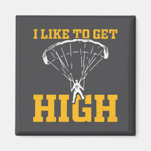 Funny Parachute Quote Skydiver  Magnet
