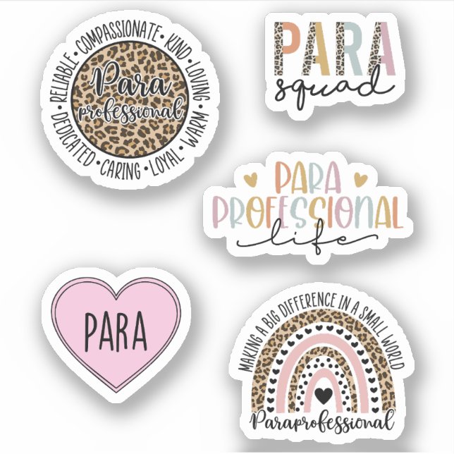 Funny Paraprofessional Pack (Front)