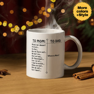 Funny Parenting Mug - "Mom of Sassholes" & More -