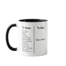 Funny Parenting Mug Mother Father Gift