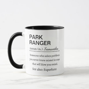 Funny Park Ranger Definition Mug