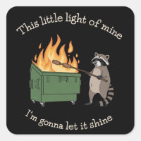Funny Parody Dumpster Fire Raccoon Mental Health