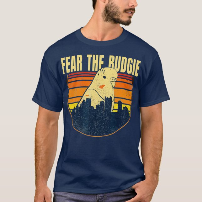 Funny Parrots Men  For Parakeet Owners  Budgie T-Shirt (Front)