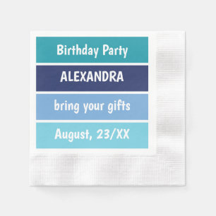 Funny Party Invitation Napkin
