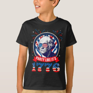 Funny Party Like It Is 1776 4th Of July George Was T-Shirt