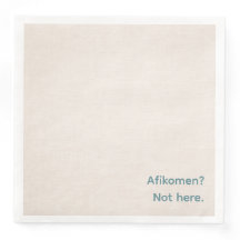 Funny Passover Seder Napkins - Afikomen?