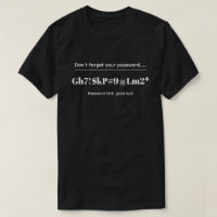 Funny Password Unisex
