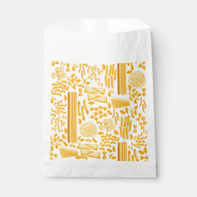 funny pasta print noodles pattern  favour bag (Front)