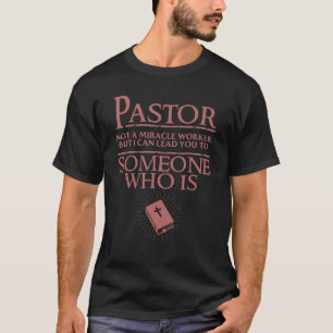 Funny Pastor Gift For Men Cool Christian Church Ap T-Shirt