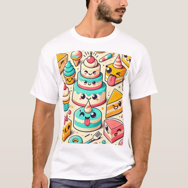 Funny Pastry Chef & Baker Gift T-Shirt (Front)